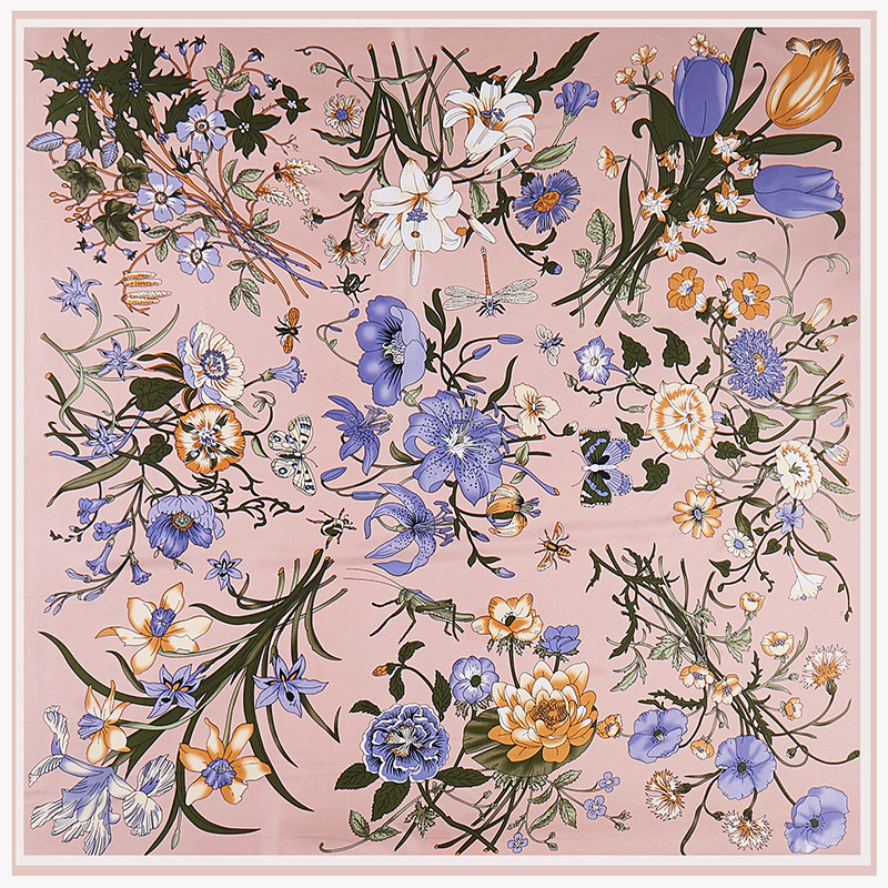 POBING foulard en soie sergé f - Scarf Silk Square avis et prix