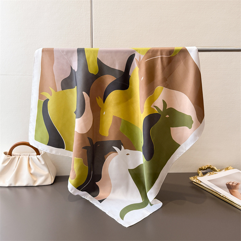 Nouveau Foulard Carré Femme 20 - Scarf Silk Square avis et prix