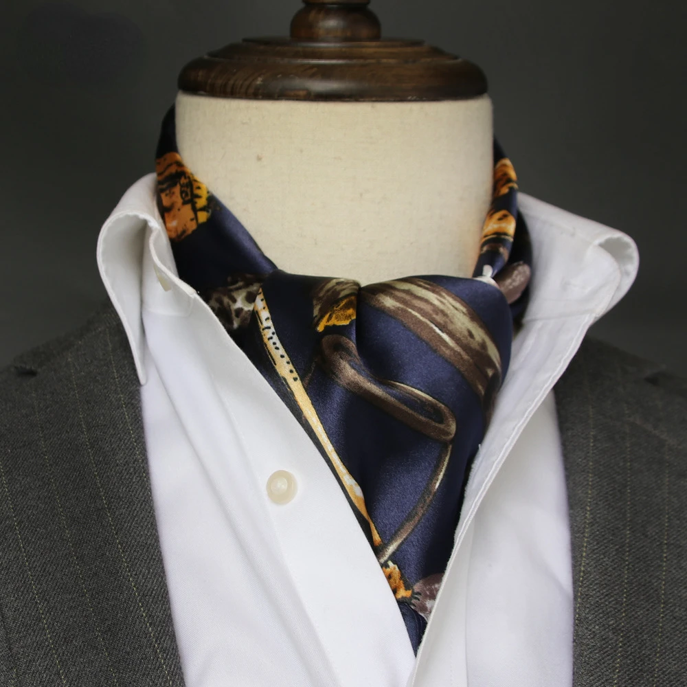 Foulard en soie britannique po - Scarf Silk Square avis et prix