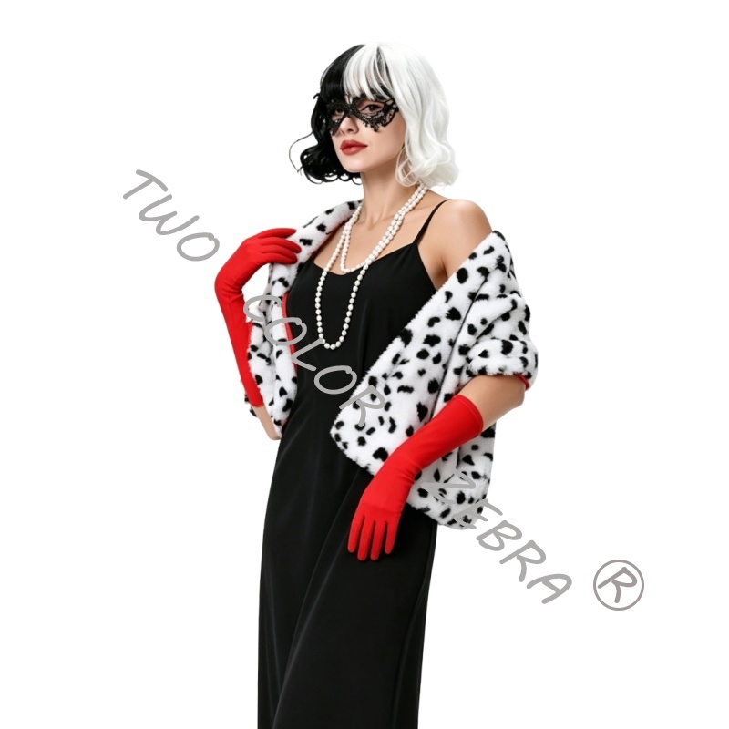 Costume de Cosplay Cruella Dev - Face Scarf Mask avis et prix