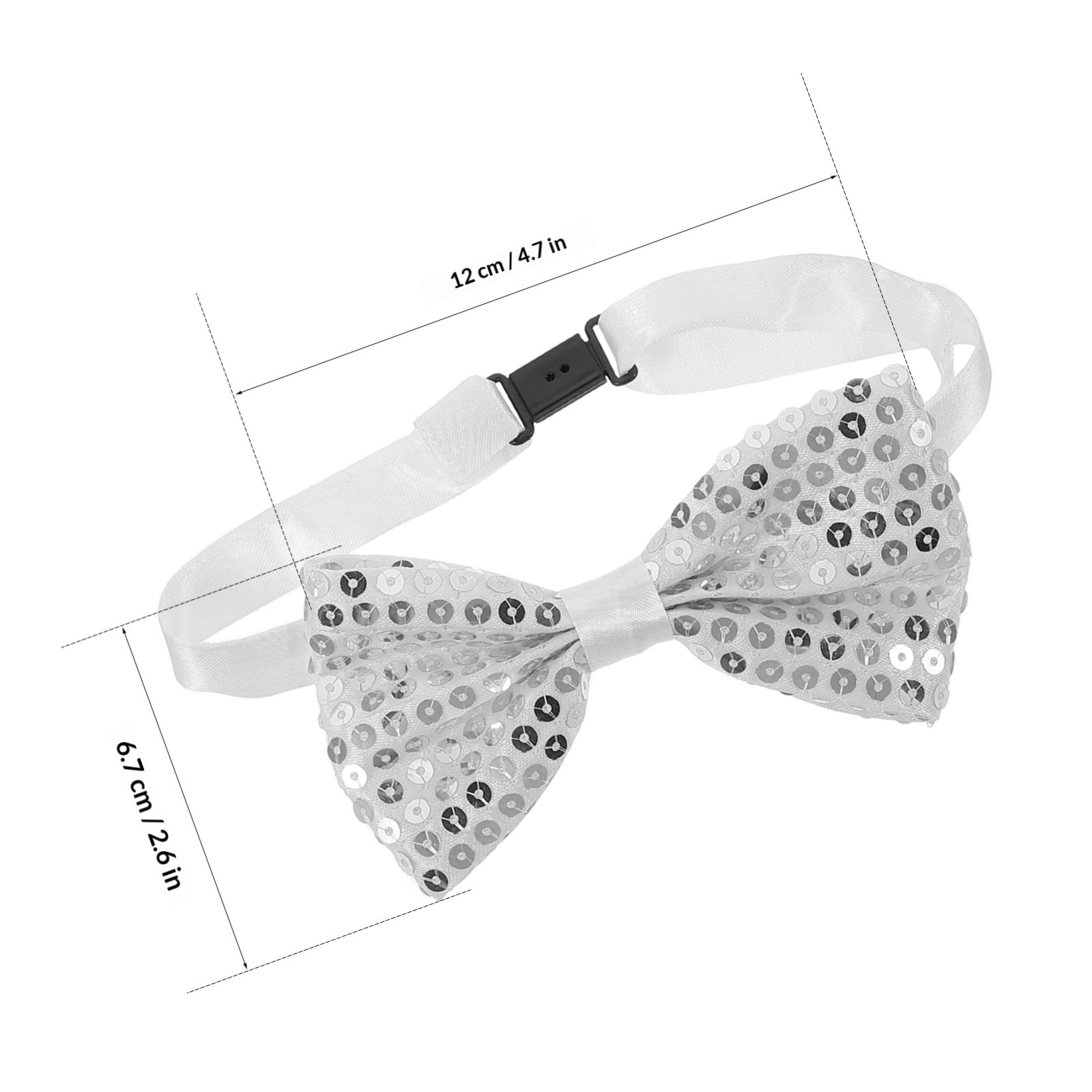 5 nœuds papillon à paillettes  - Bow Tie Pre Tied avis et prix